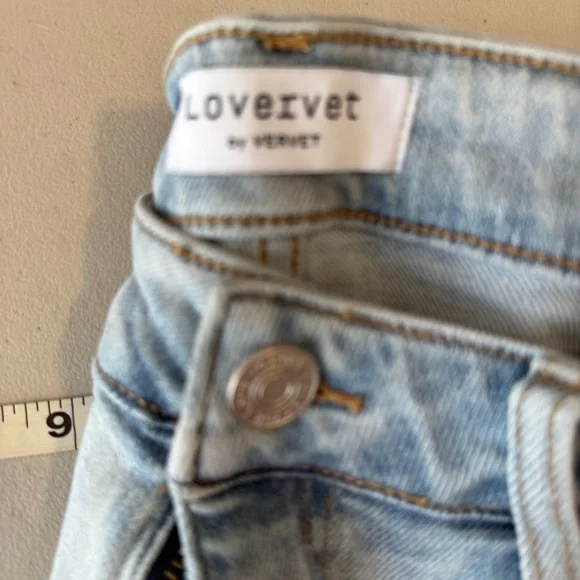 Lovervet - Kick Flare Cropped - Light Wash - 14W - Picture 3 of 12